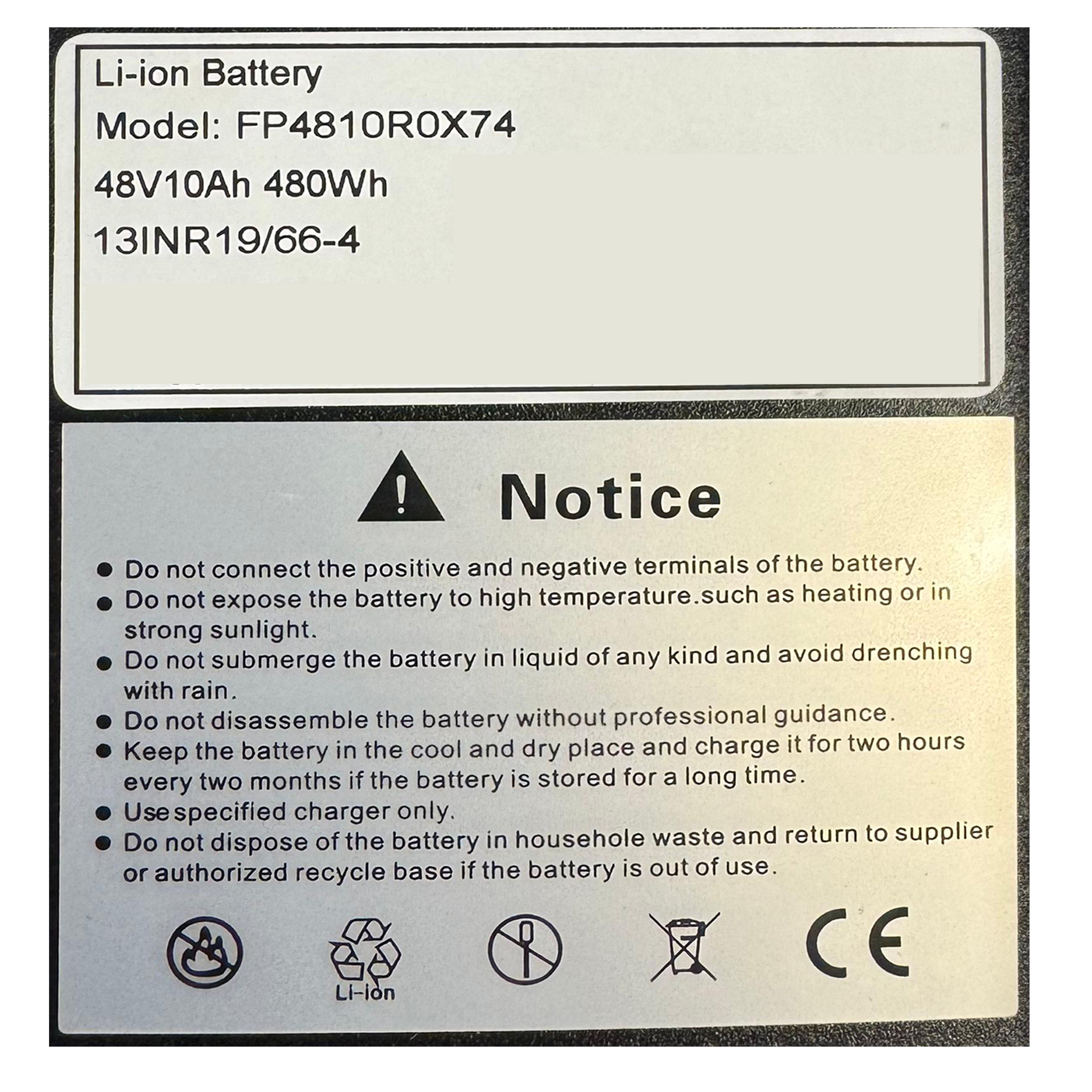 BATTERY: LED 10.0AMP TO SUIT S20 BIKE - Image 2